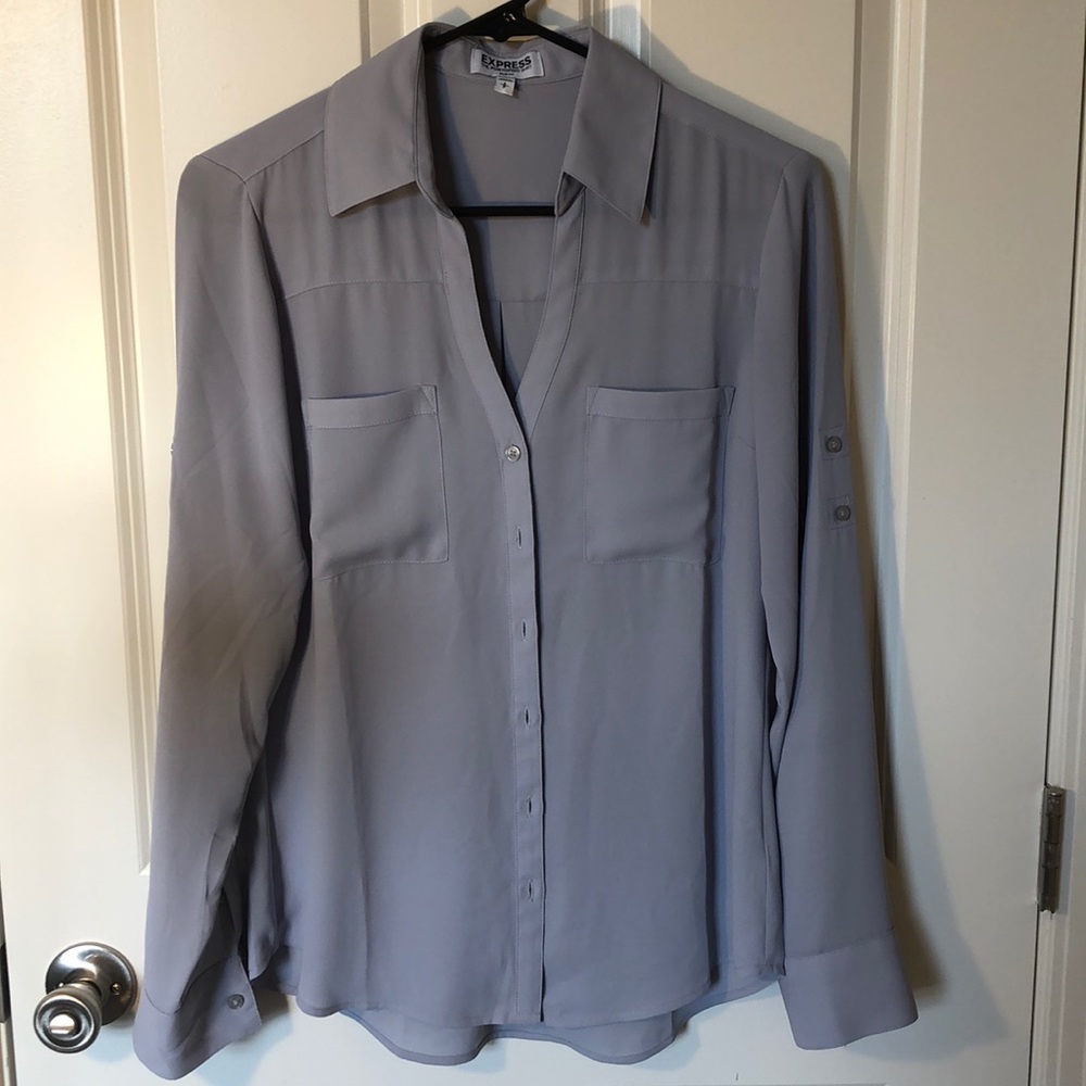 Express slim fit portofino shirt